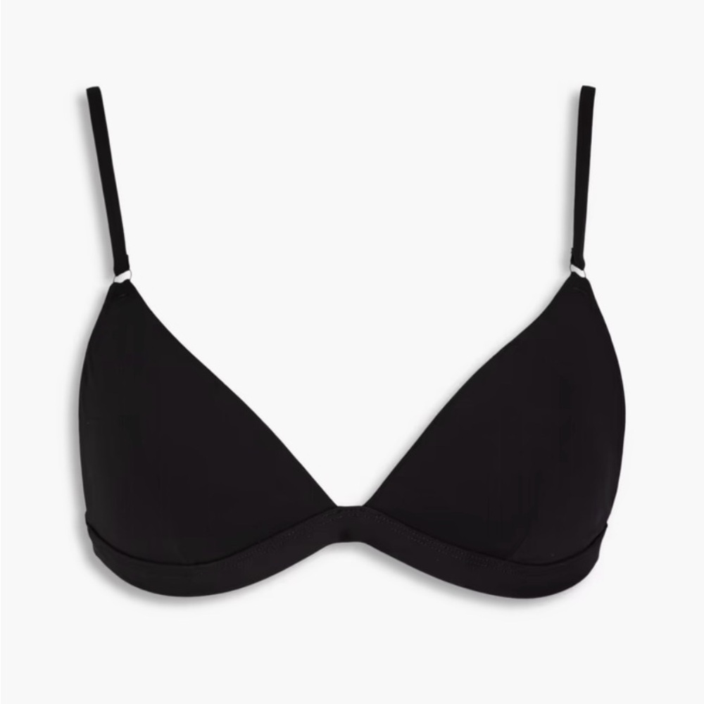Classic Black Women's Swim Bra Set